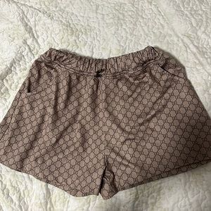 Brown shorts